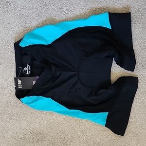 NWT Beroy Woman's Bike Shorts Turquoise